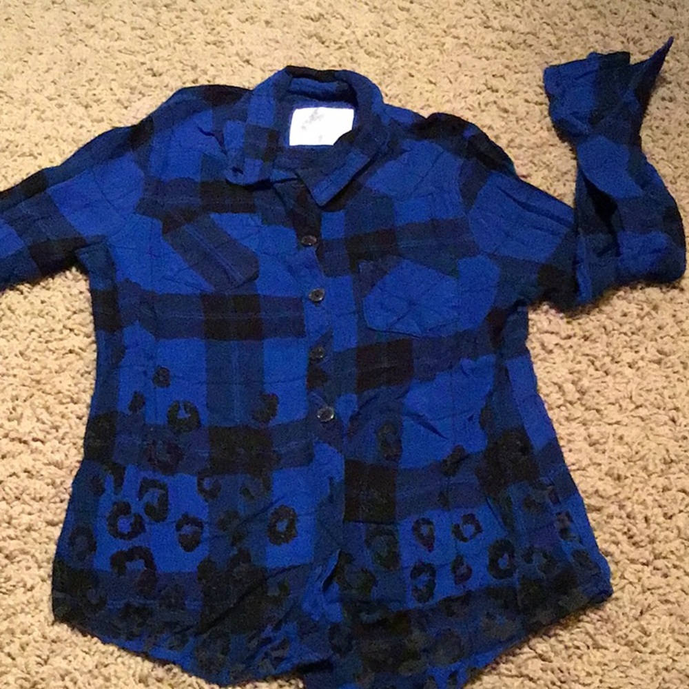 Justice flannel girls size 10